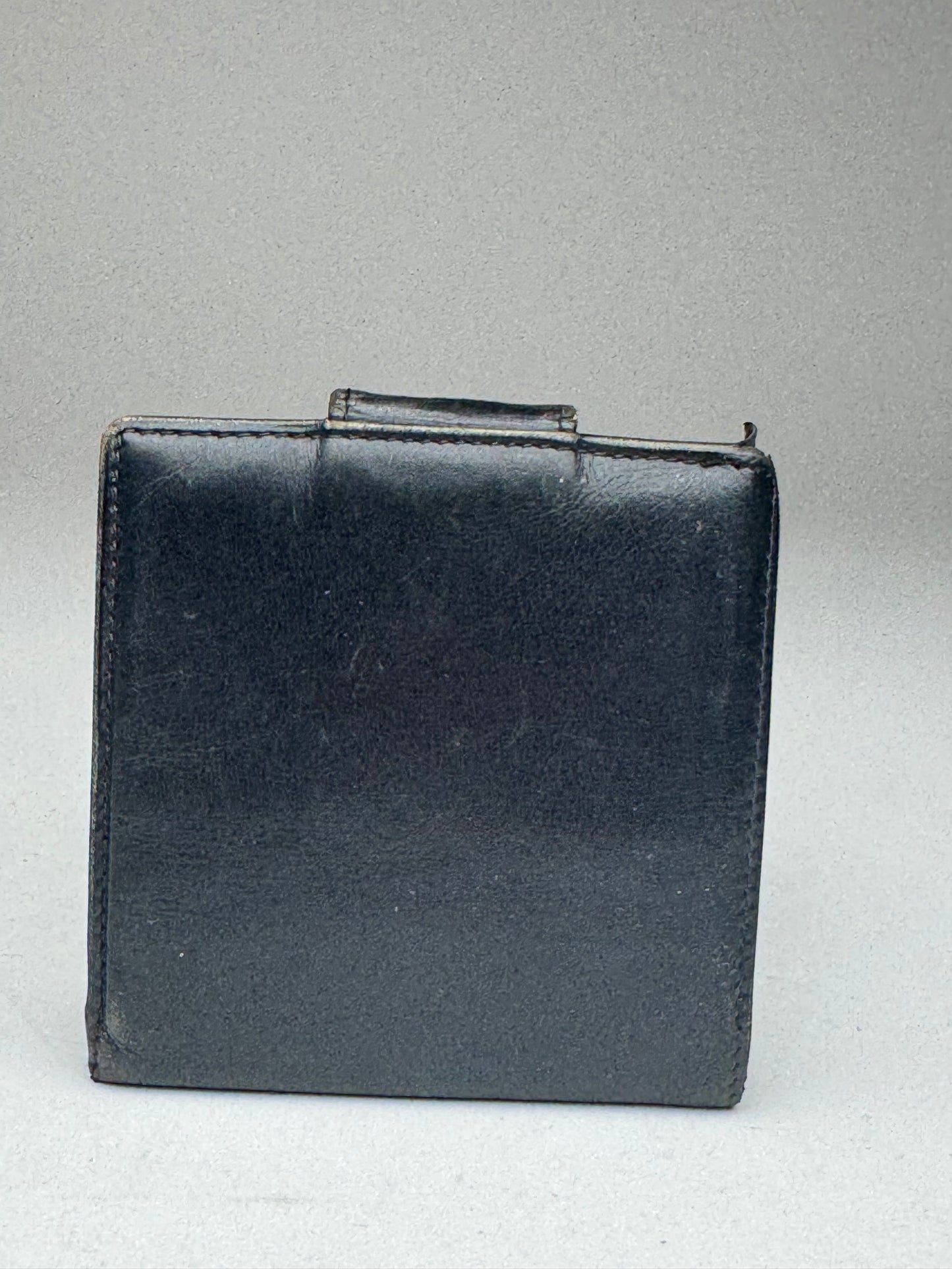 Vintage Celine Paris leather Wallet navy
