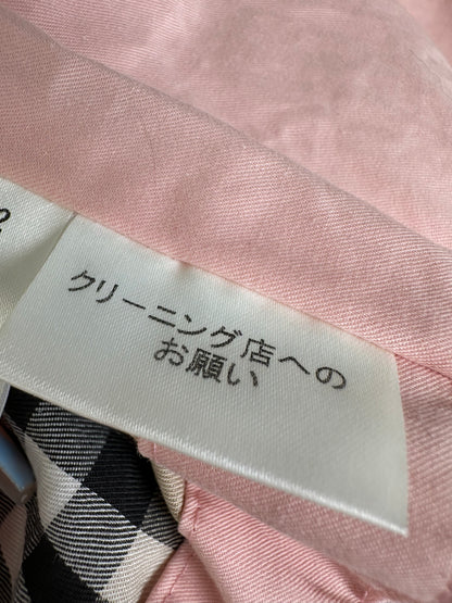 Vintage Burberry Cotton Coat Light Pink M
