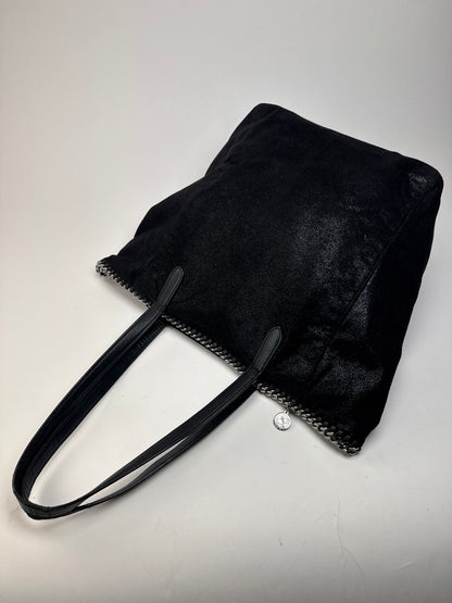 Vintage Stella Mc Cartney Vegan Leather Falabella Tote Bag Black