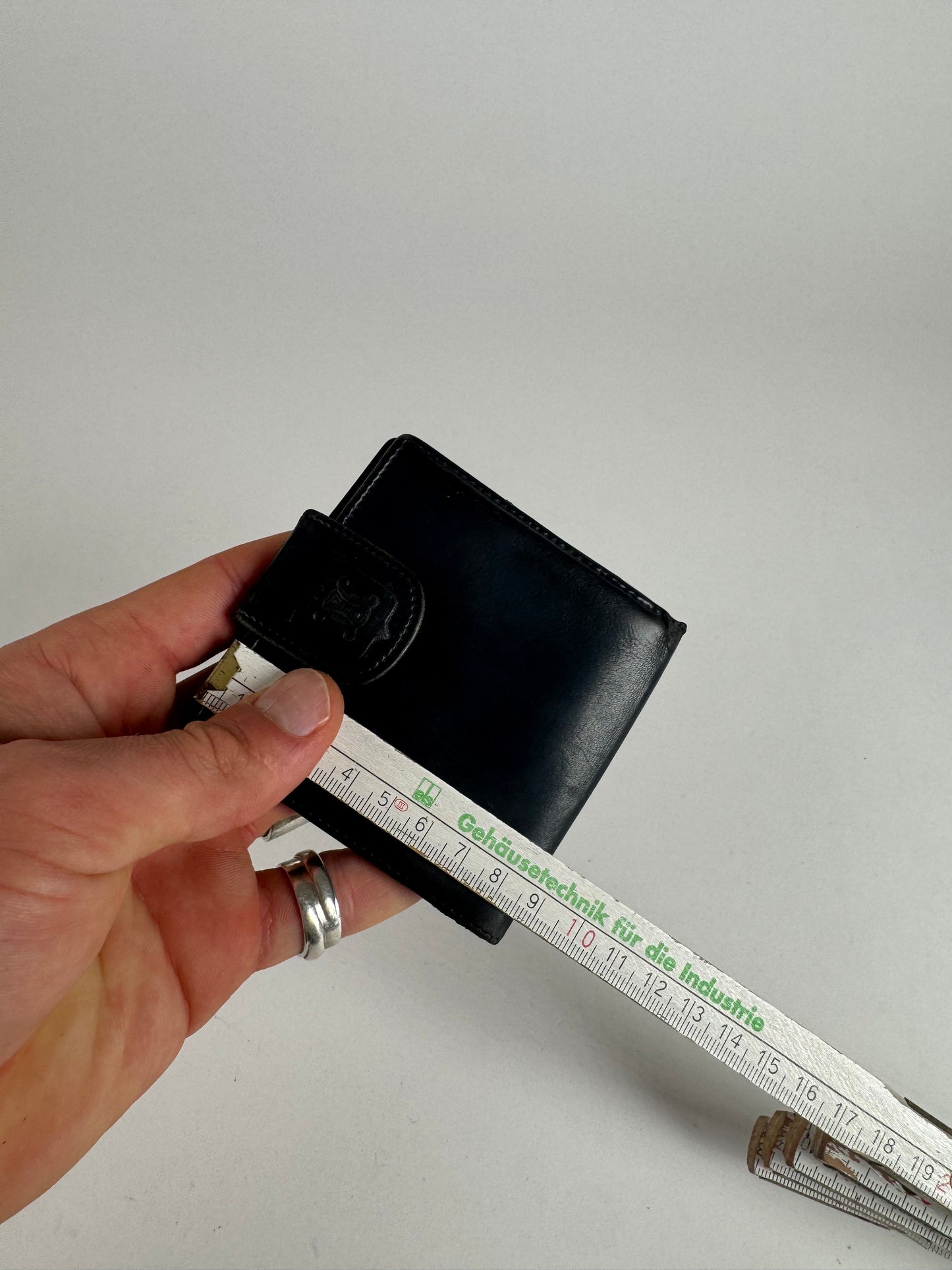 Vintage Celine Paris leather Wallet navy