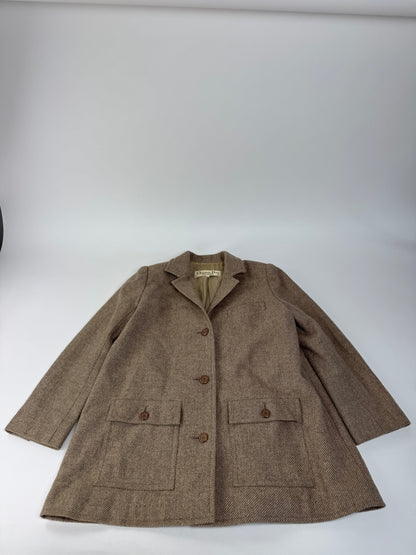 Vintage Dior Wool Trench M Brown