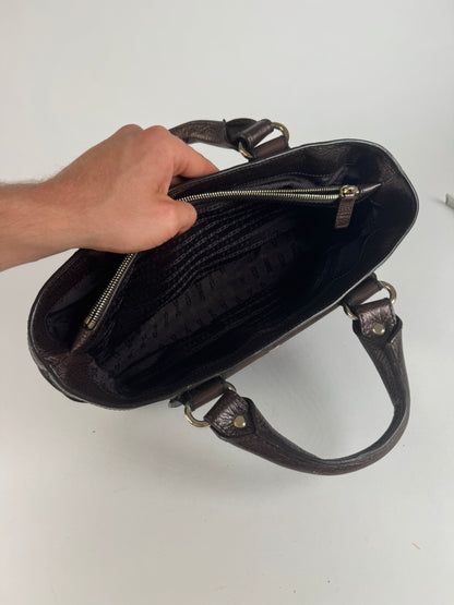 Vintage Celine Polyester Bag brown