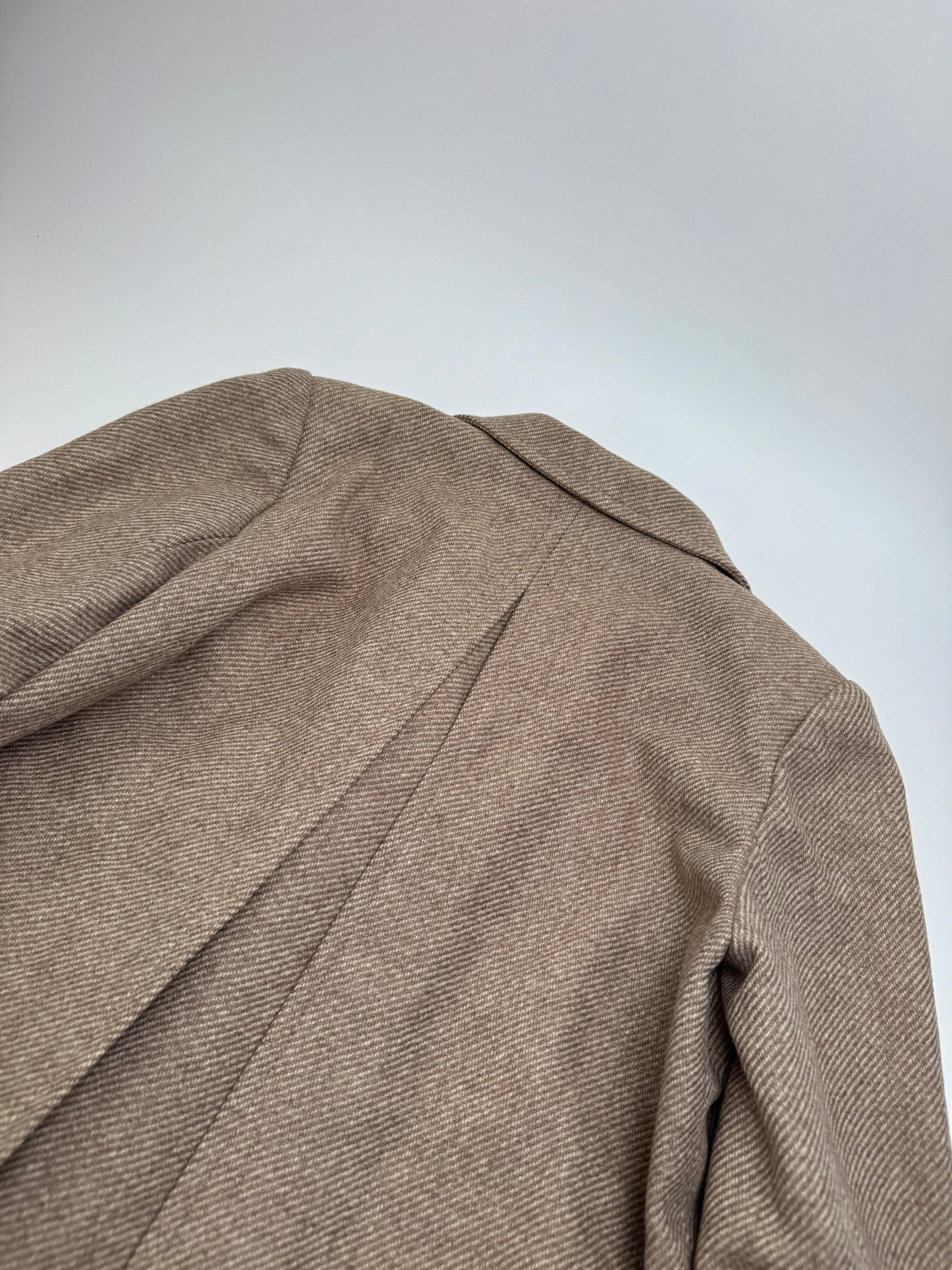 Vintage Dior Wool Trench M Brown