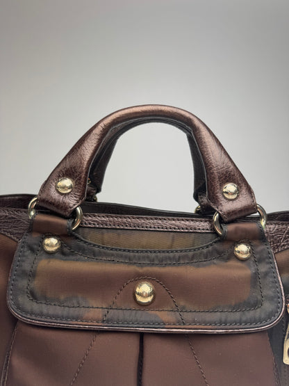 Vintage Celine Polyester Bag brown