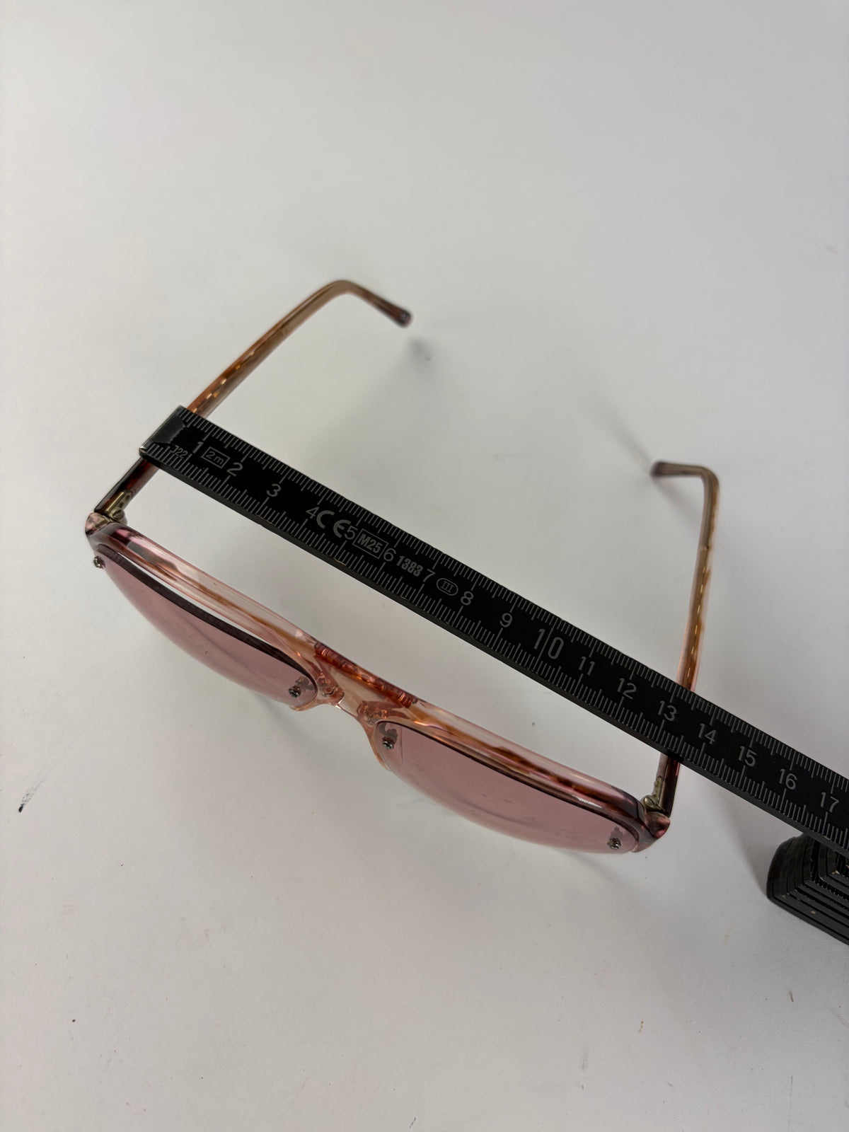 Vintage Givenchy 4G Logo Aviator Sunglasses c. Late 1970s Pink Tortoiseshell