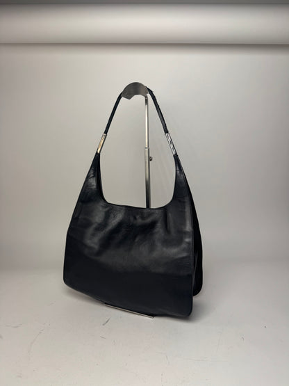 Vintage Gucci Leather Handbag Black