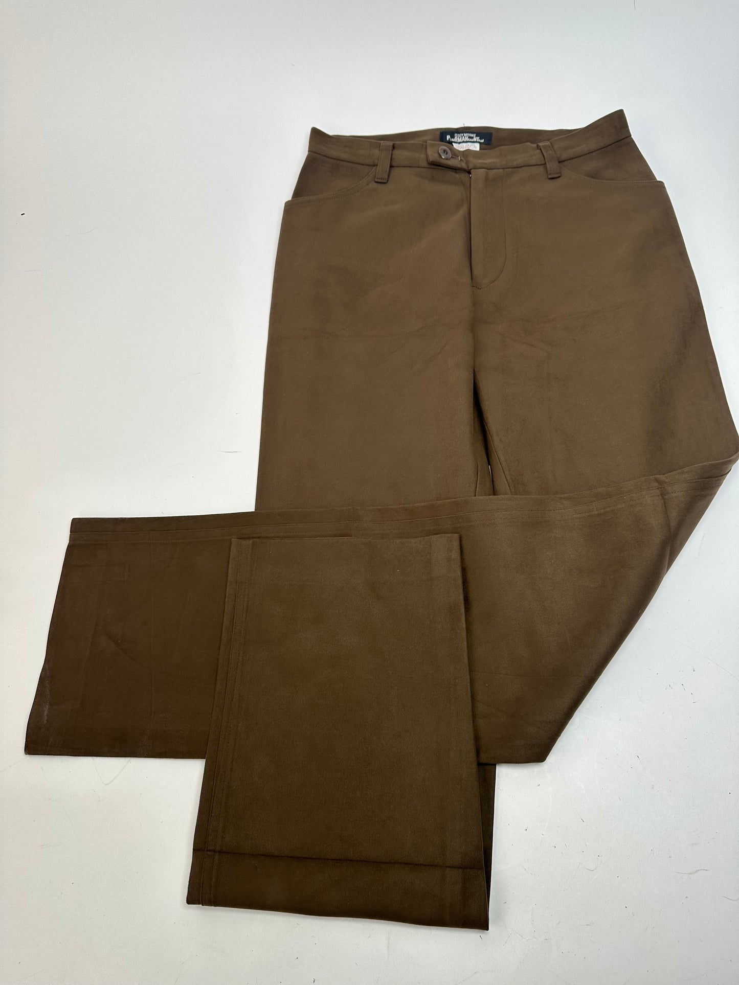 Vintage Issey Miyake Suede Pants Brown M