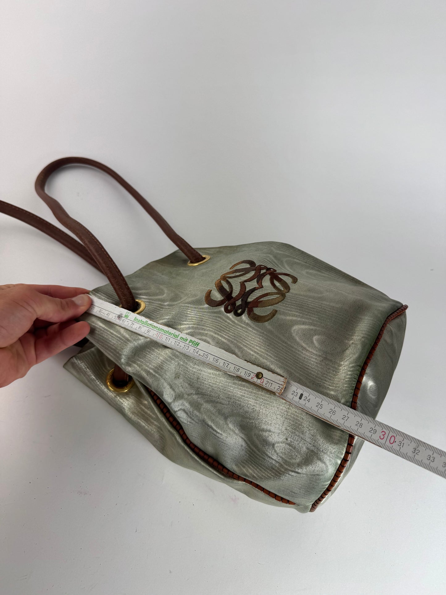 Vintage Loewe Madrid Anagram bag pearl