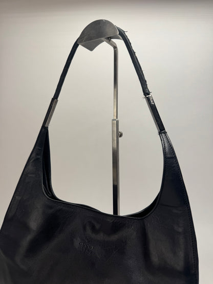 Vintage Gucci Leather Handbag Black