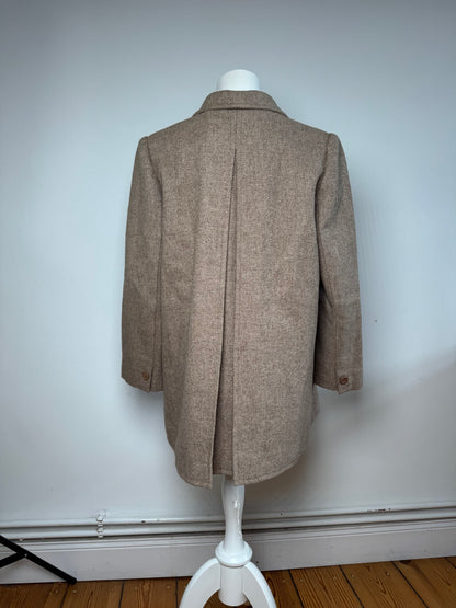 Vintage Dior Wool Trench M Brown