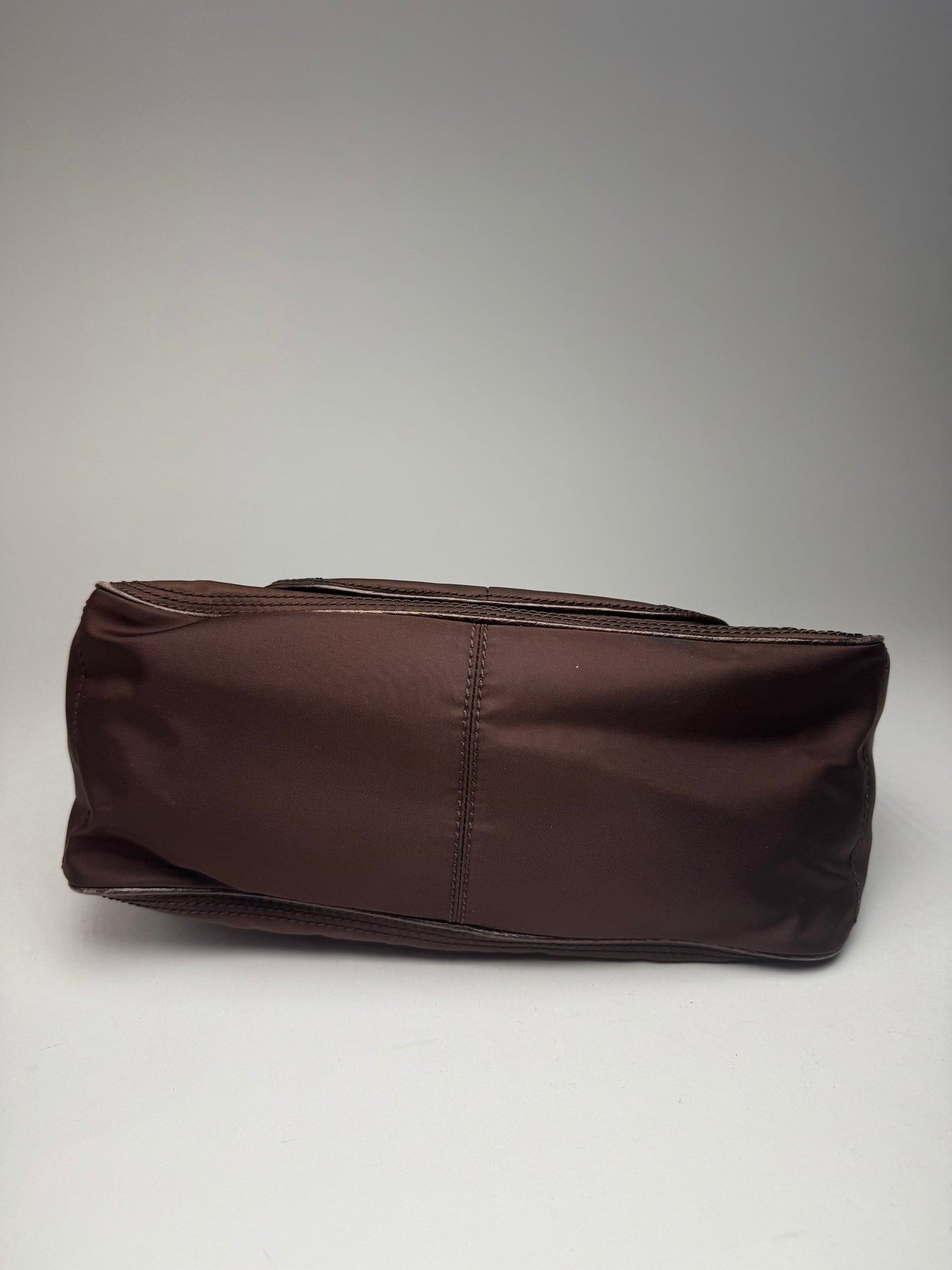 Vintage Celine Polyester Bag brown