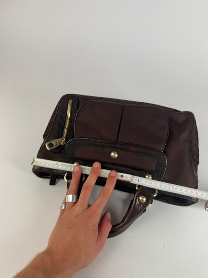 Vintage Celine Polyester Bag brown
