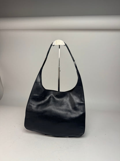Vintage Gucci Leather Handbag Black