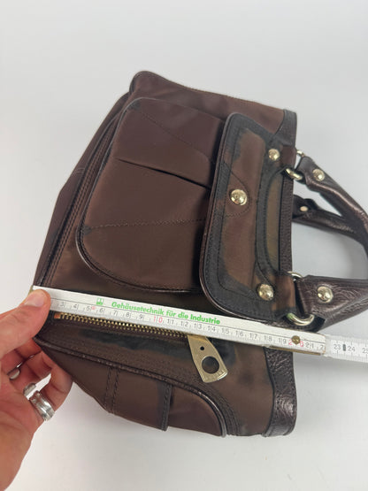 Vintage Celine Polyester Bag brown