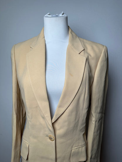 Vintage Gucci Viscose Longline Blazer Beige IT42