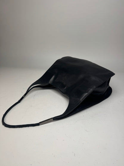 Vintage Gucci Leather Handbag Black