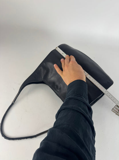 Vintage Gucci Leather Handbag Black