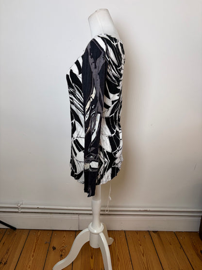 Vintage Pucci Viscose Top Black White S
