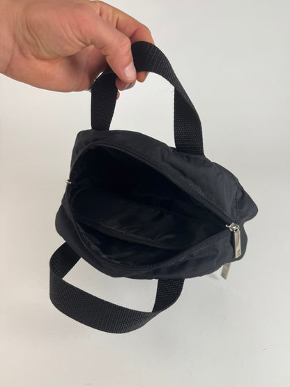 Vintage Courreges Polyester Bag black