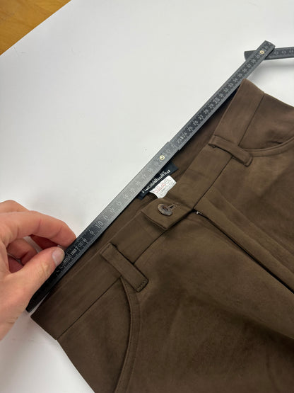 Vintage Issey Miyake Suede Pants Brown M