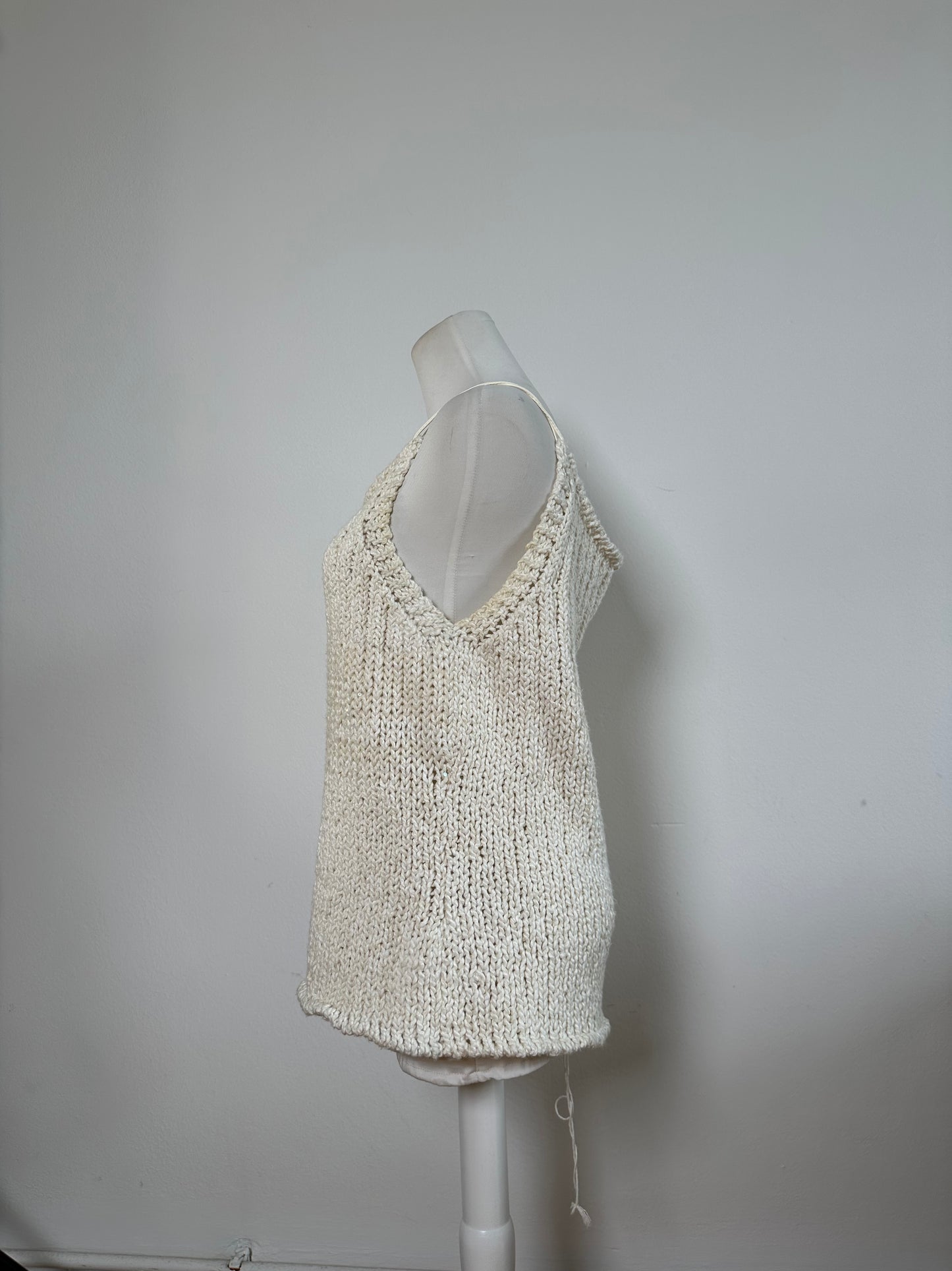 Vintage Escada Cotton Top Cream M