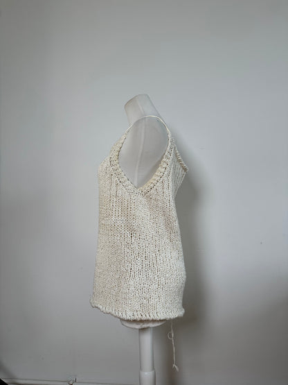 Vintage Escada Cotton Top Cream M