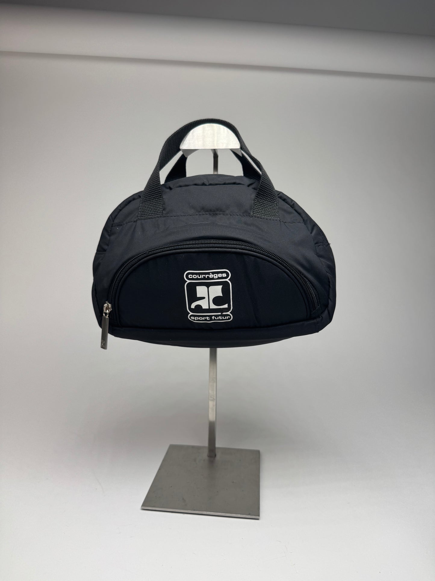 Vintage Courreges Polyester Bag black