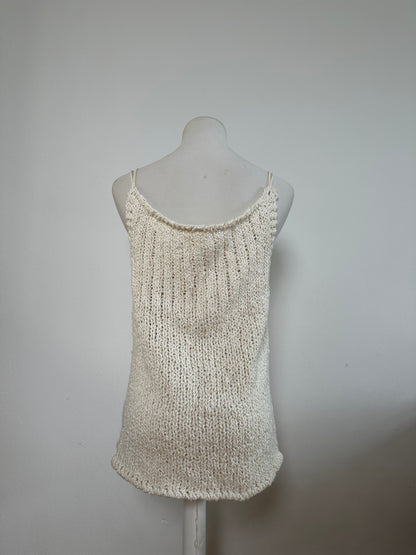 Vintage Escada Cotton Top Cream M