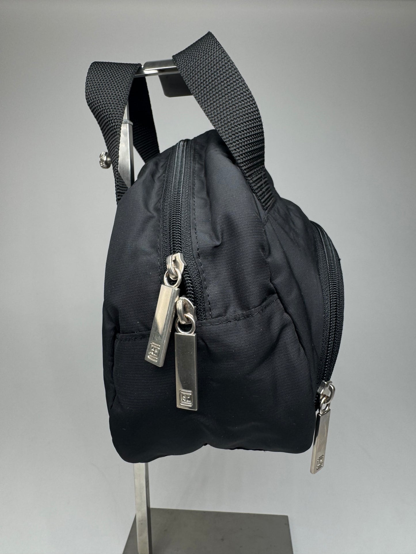 Vintage Courreges Polyester Bag black