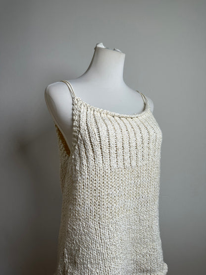 Vintage Escada Cotton Top Cream M