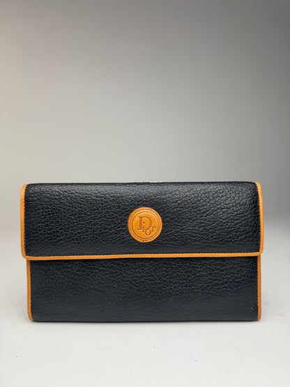 Vintage Dior Leather wallet black brown