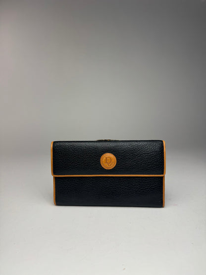 Vintage Dior Leather wallet black brown