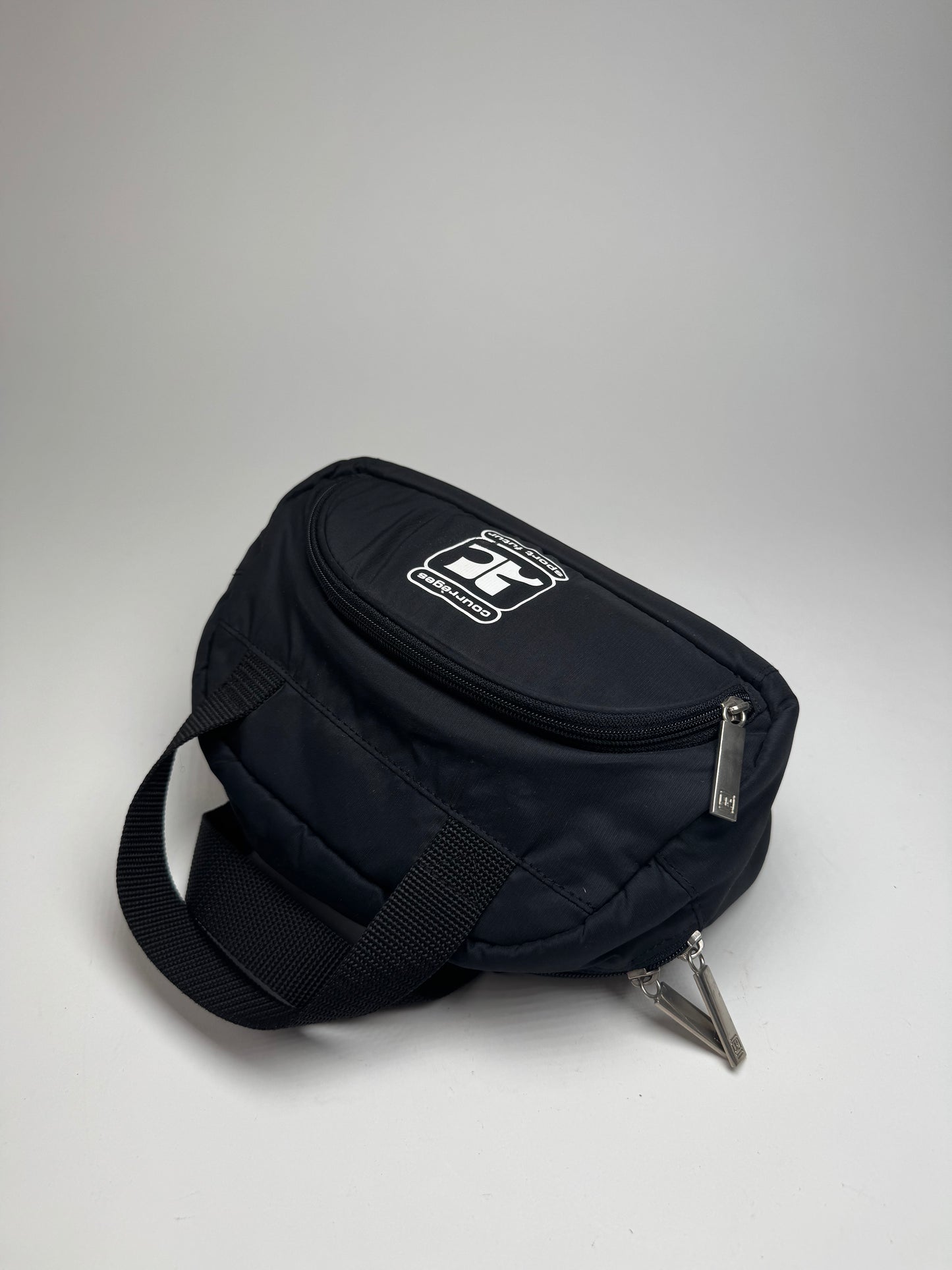 Vintage Courreges Polyester Bag black