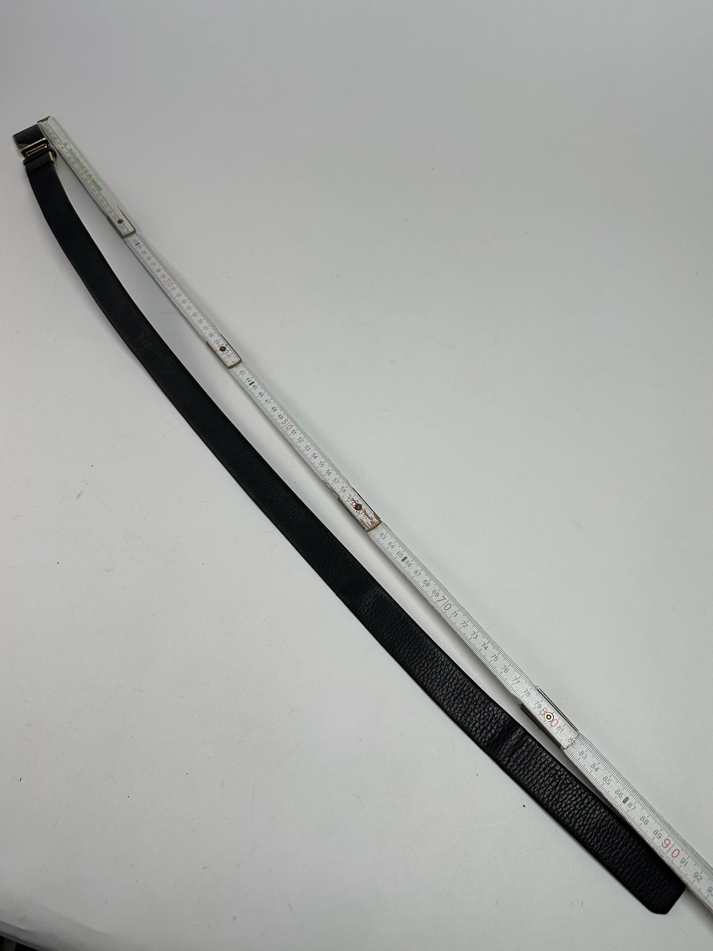 Vintage Dior leather belt black