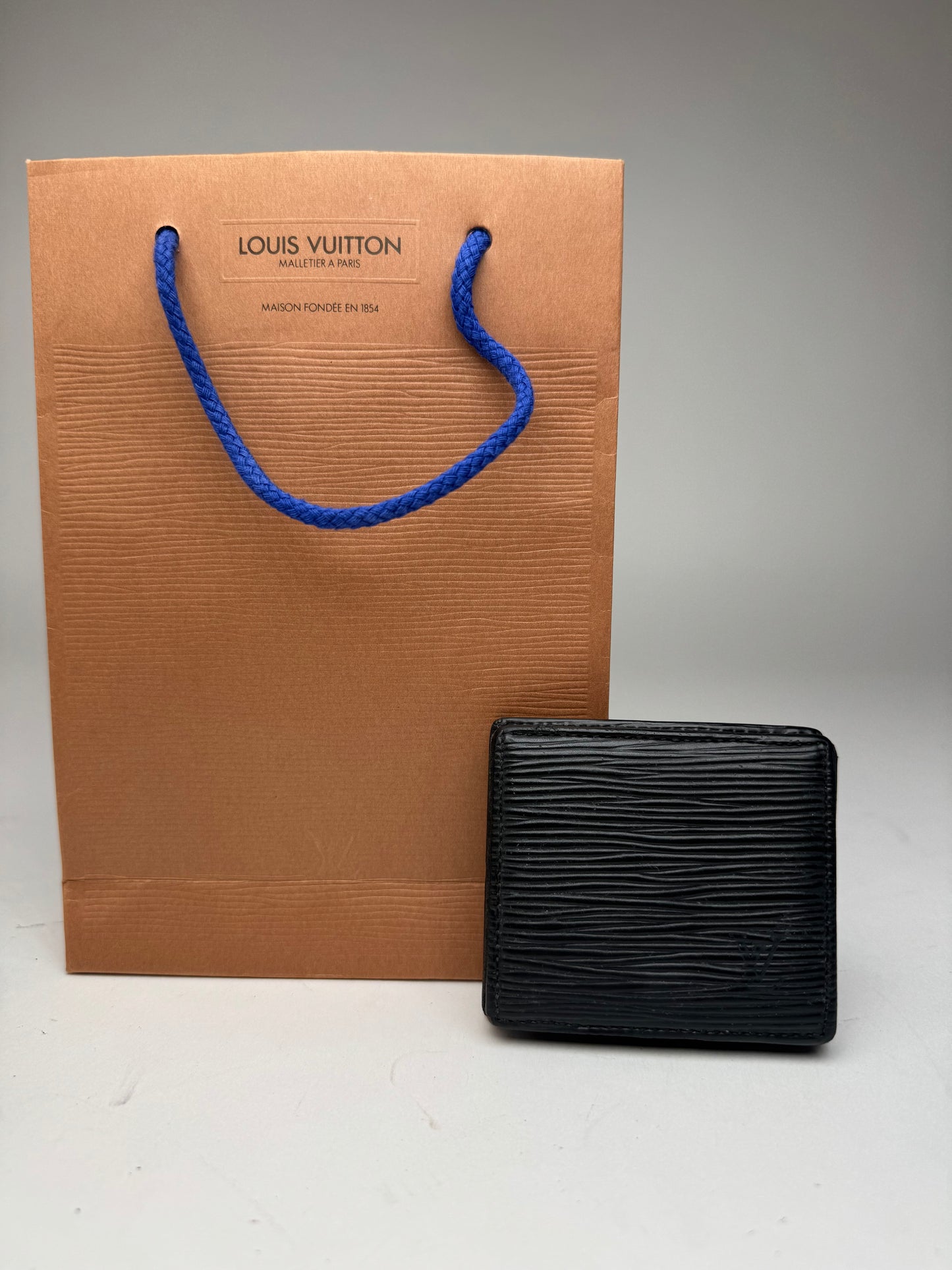 Vintage Louis Vuitton EPI Leather Coin Purse Black