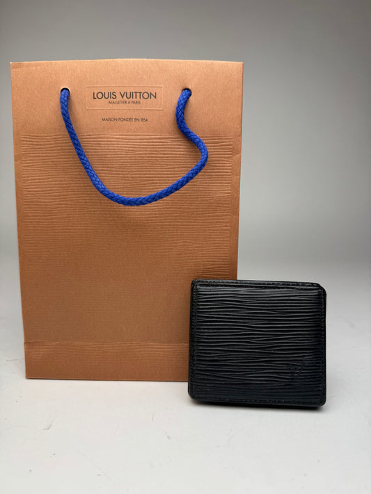 Vintage Louis Vuitton EPI Leather Coin Purse Black