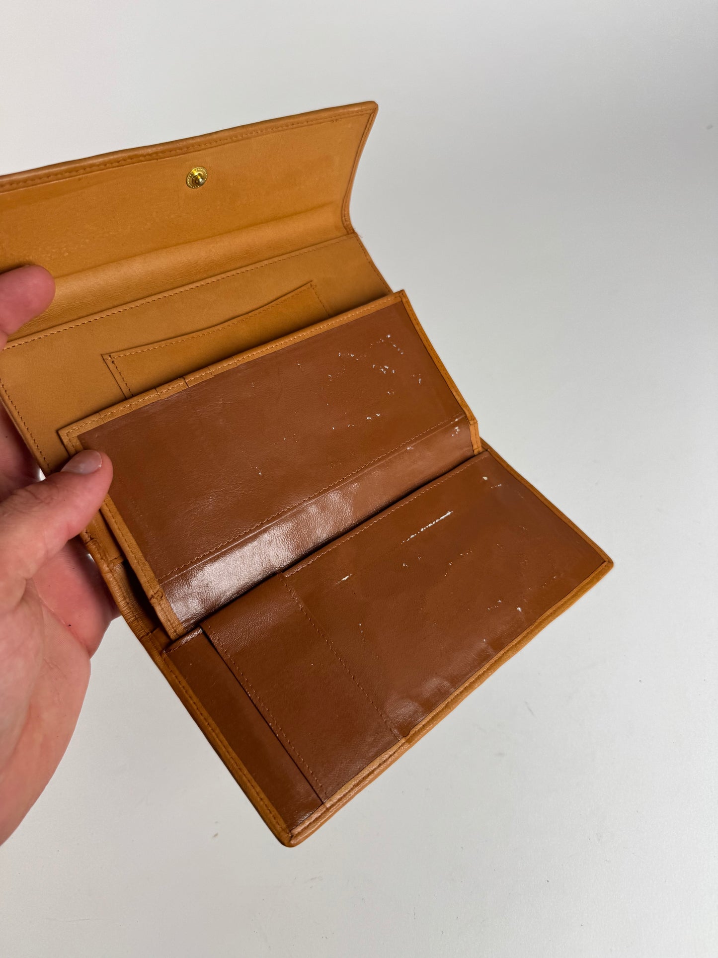 Vintage Dior Leather wallet black brown