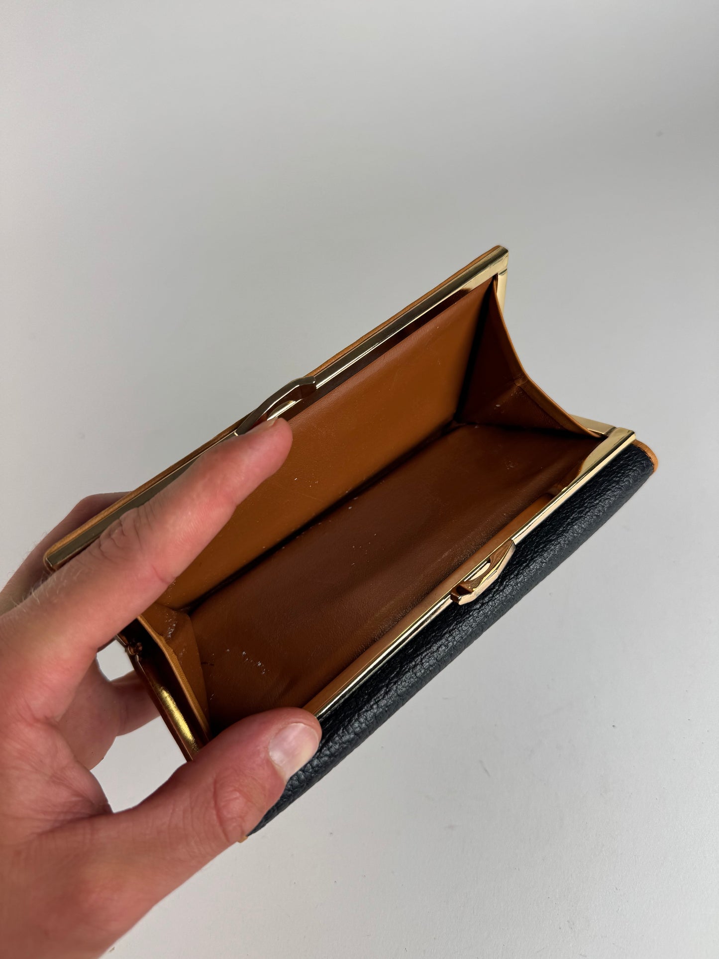 Vintage Dior Leather wallet black brown