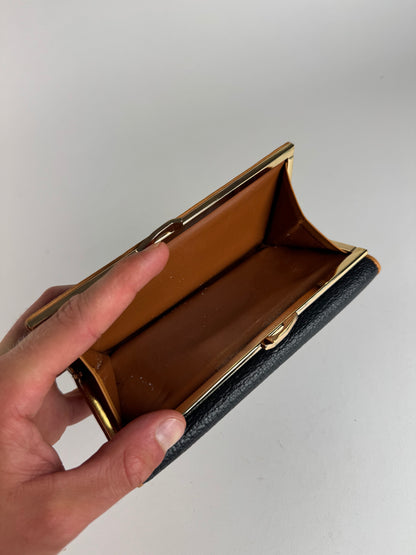 Vintage Dior Leather wallet black brown