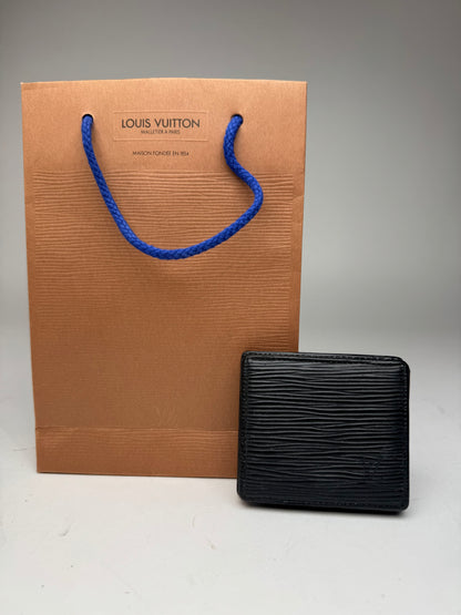 Vintage Louis Vuitton EPI Leather Coin Purse Black