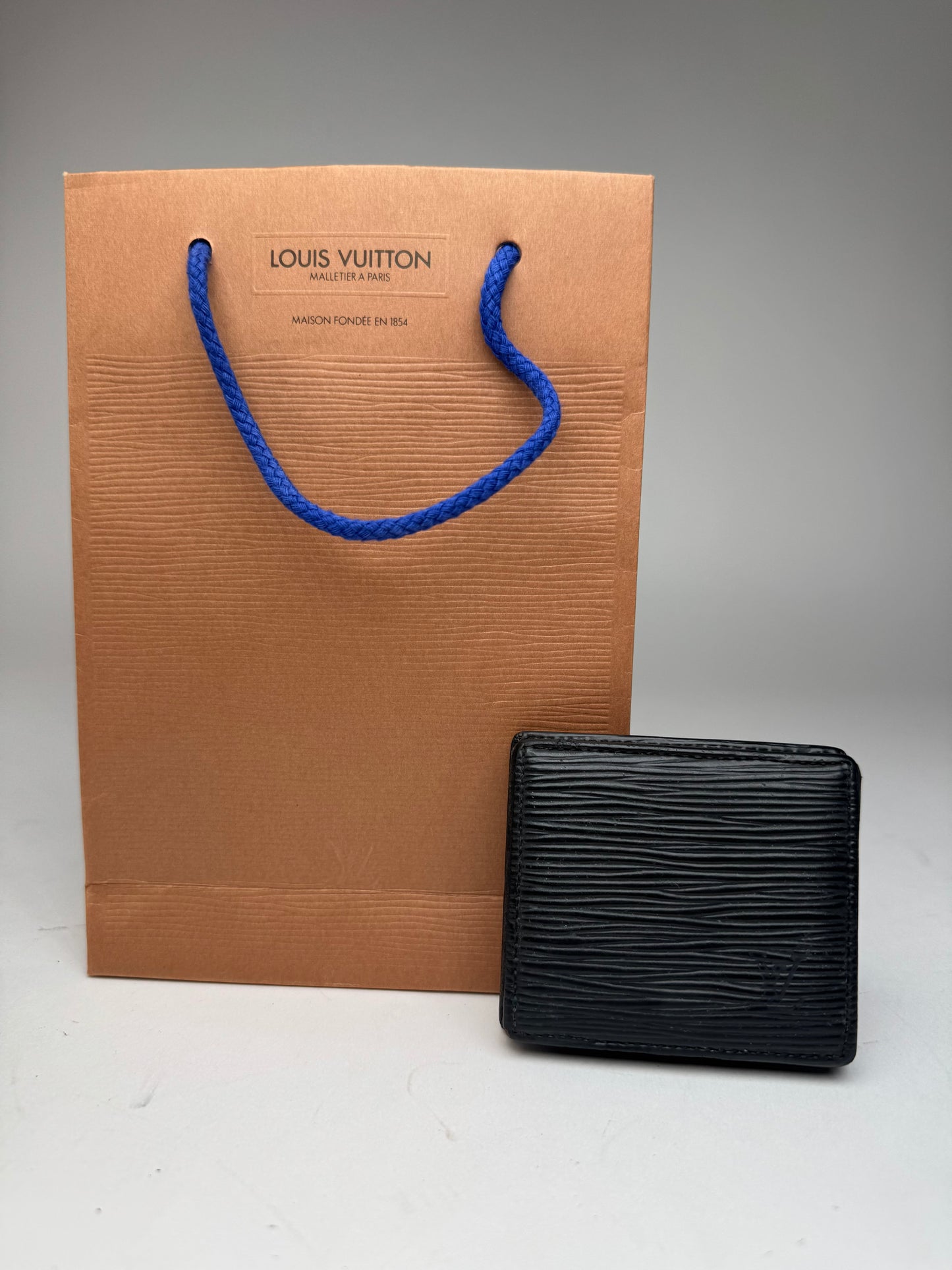 Vintage Louis Vuitton EPI Leather Coin Purse Black