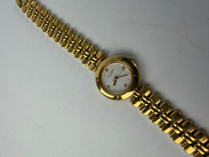 Vintage Courrèges Two-Tone Bracelet Watch c. Late 1980s Gold Silver