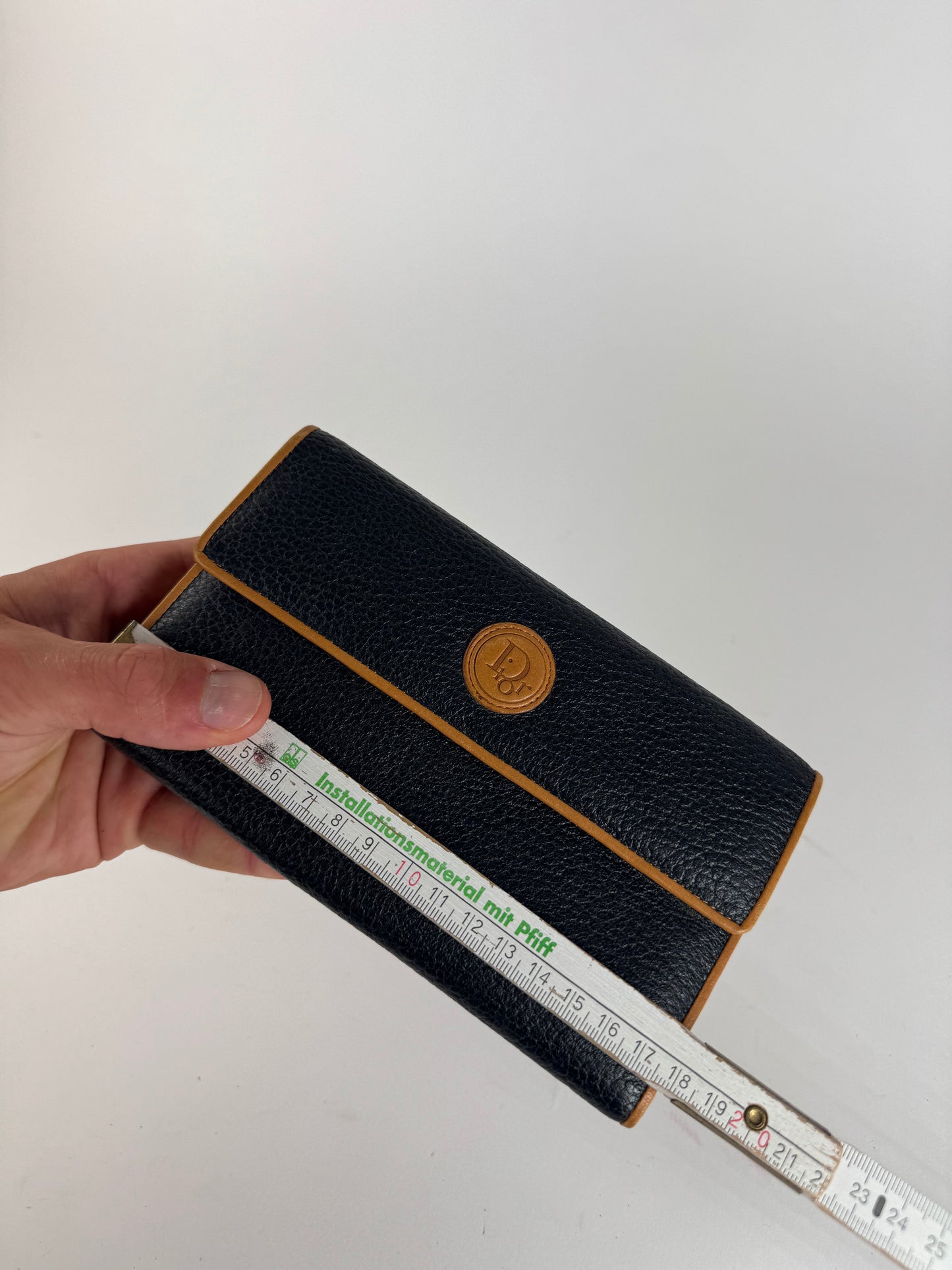 Vintage Dior Leather wallet black brown