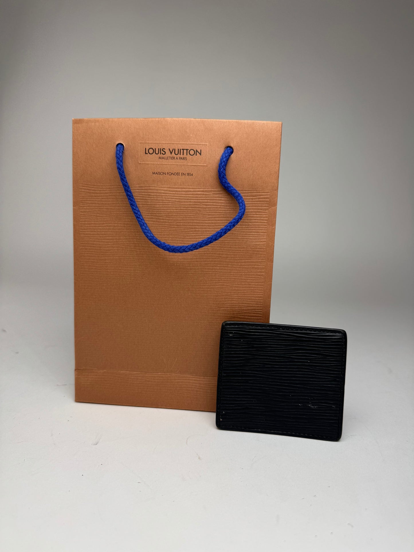 Vintage Louis Vuitton EPI Leather Coin Purse Black