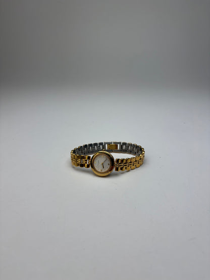 Vintage Courrèges Two-Tone Bracelet Watch c. Late 1980s Gold Silver