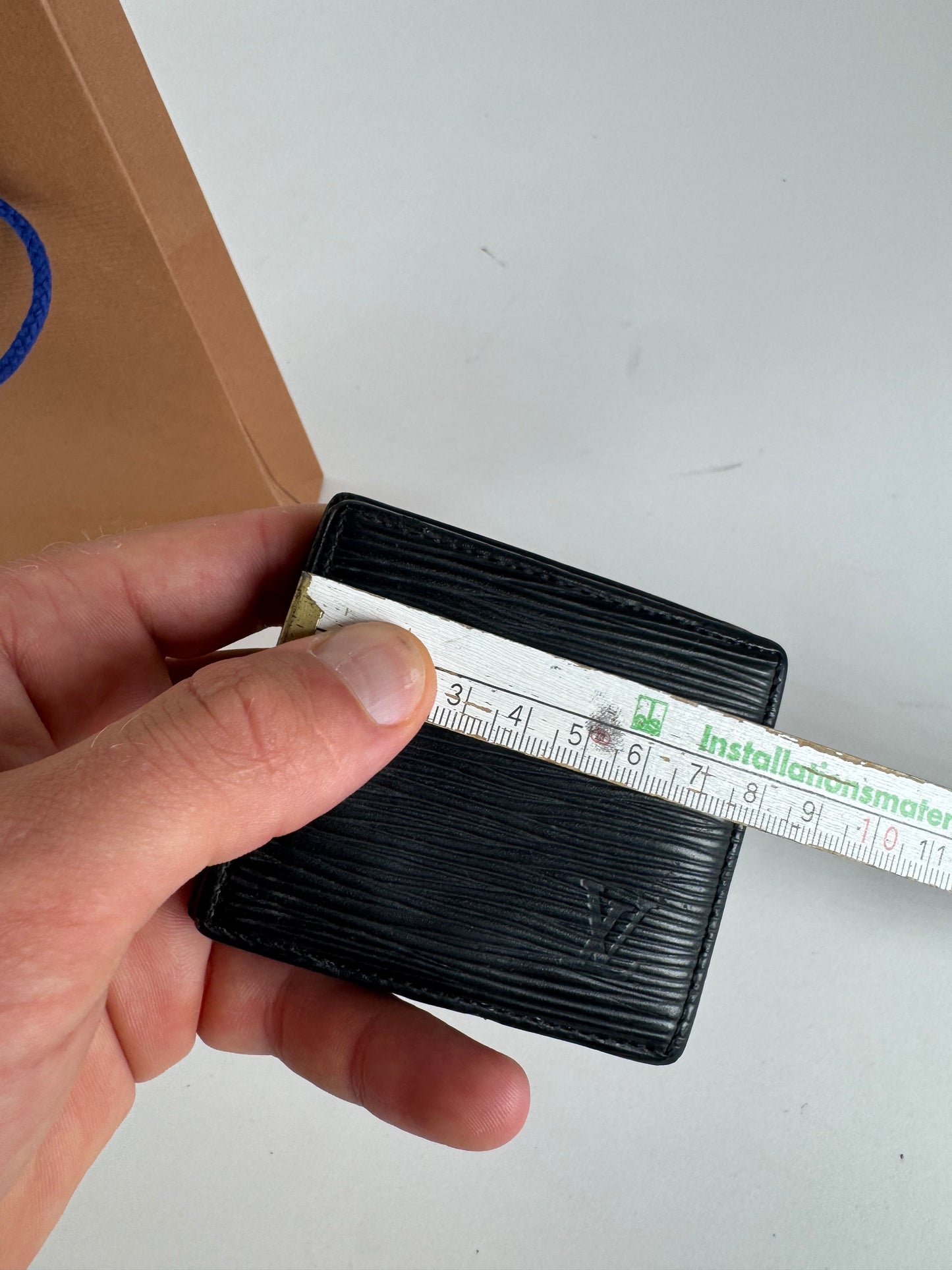 Vintage Louis Vuitton EPI Leather Coin Purse Black