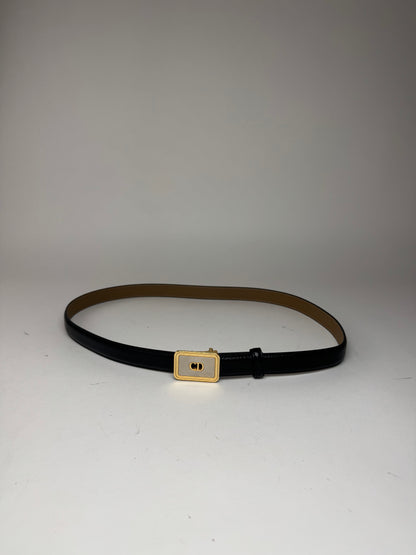 Vintage Dior Leather belt black