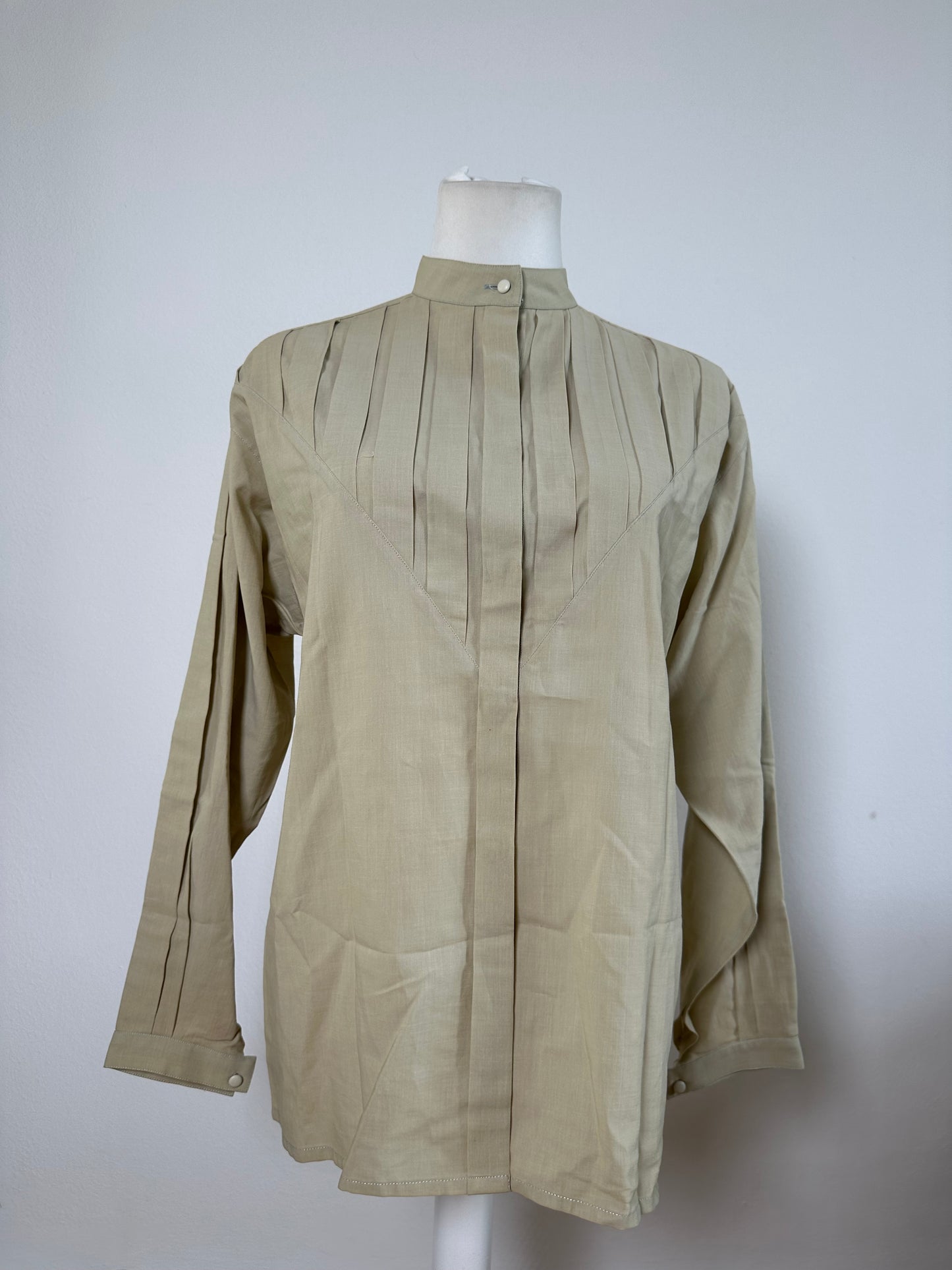 Vintage Dior Cotton Blouse Beige M