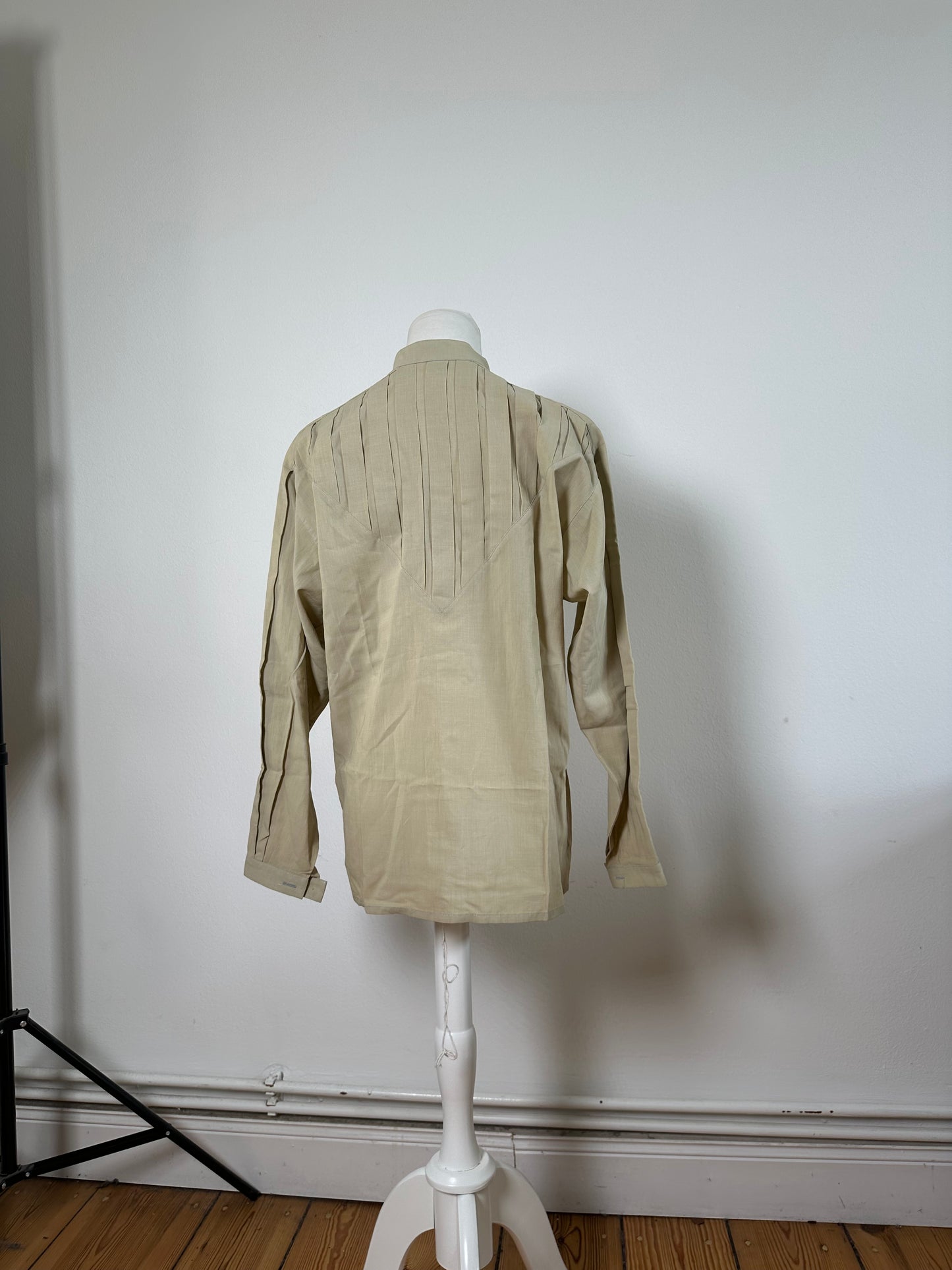 Vintage Dior Cotton Blouse Beige M