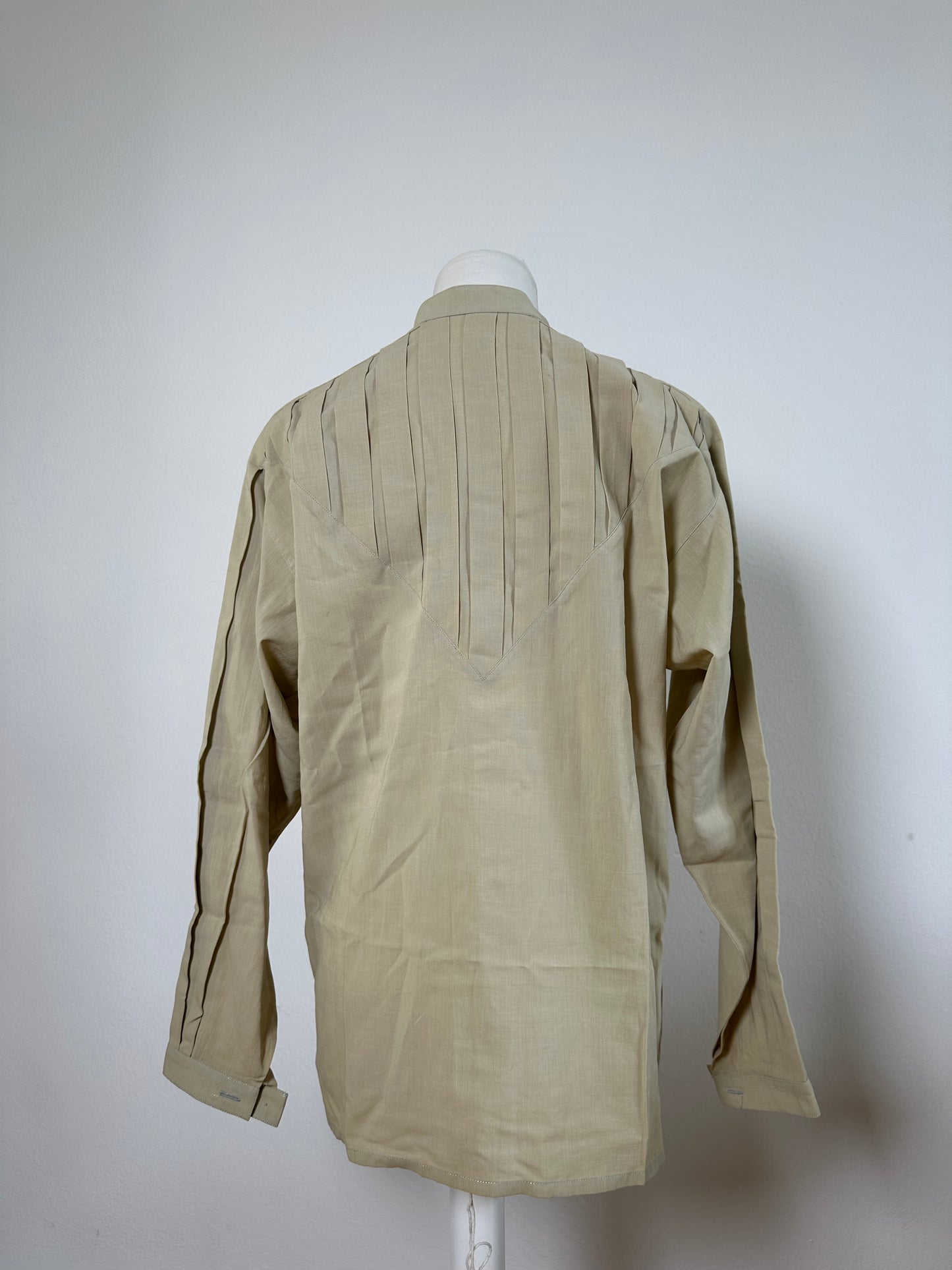 Vintage Dior Cotton Blouse Beige M